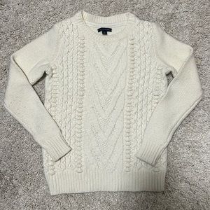 Tommy Hilfiger Cream Women’s Wool/Arcylic Sweater‎ Size Small
